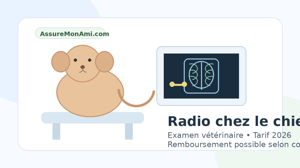 prix radio chien vétérinaire