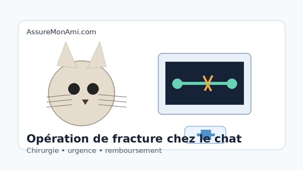 prix opération fracture chat chirurgie vétérinaire