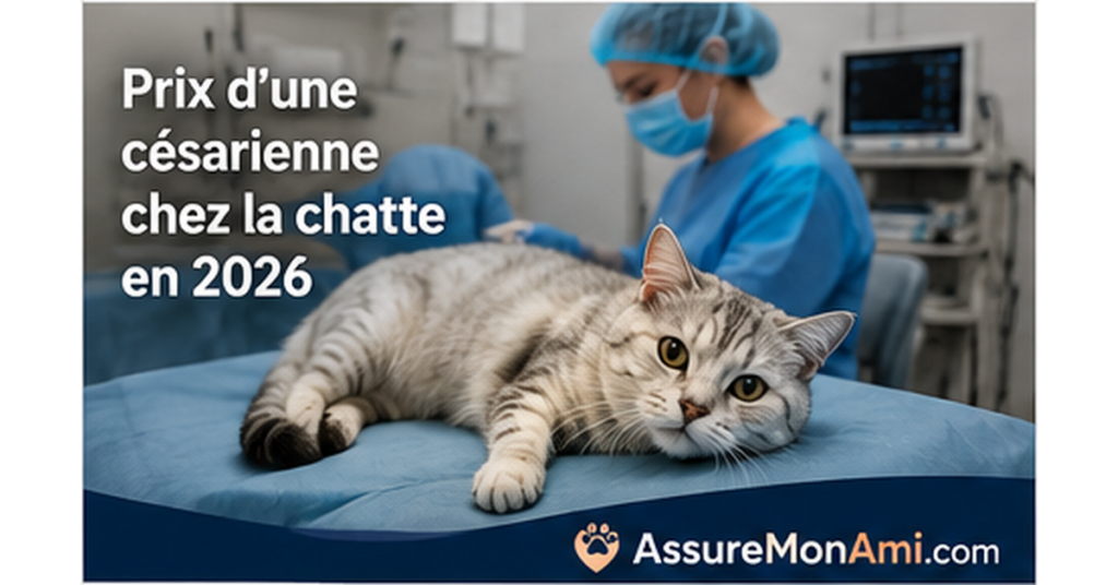 Prix d’une césarienne chez la chatte en 2026 – AssureMonAmi.com