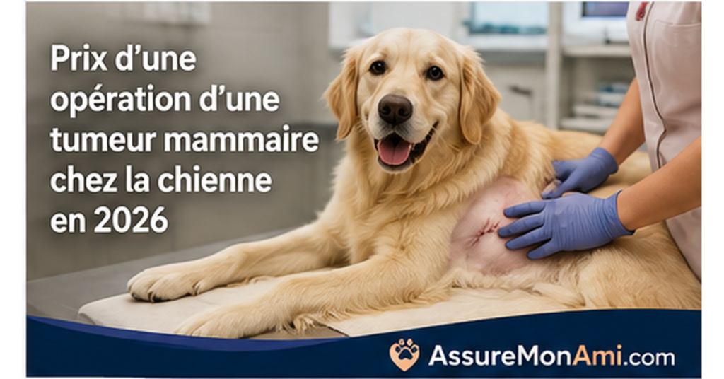 Prix d’une opération d’une tumeur mammaire chez la chienne en 2026 – AssureMonAmi.com