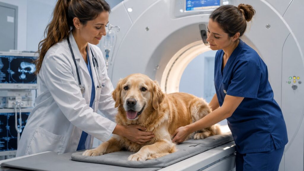 Prix d’un scanner pour chien en 2026 : tarif, anesthésie et coût total