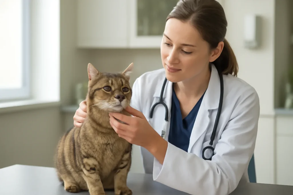 Traitement du diabète chez le chat — consultation d’endocrinologie pour un chat