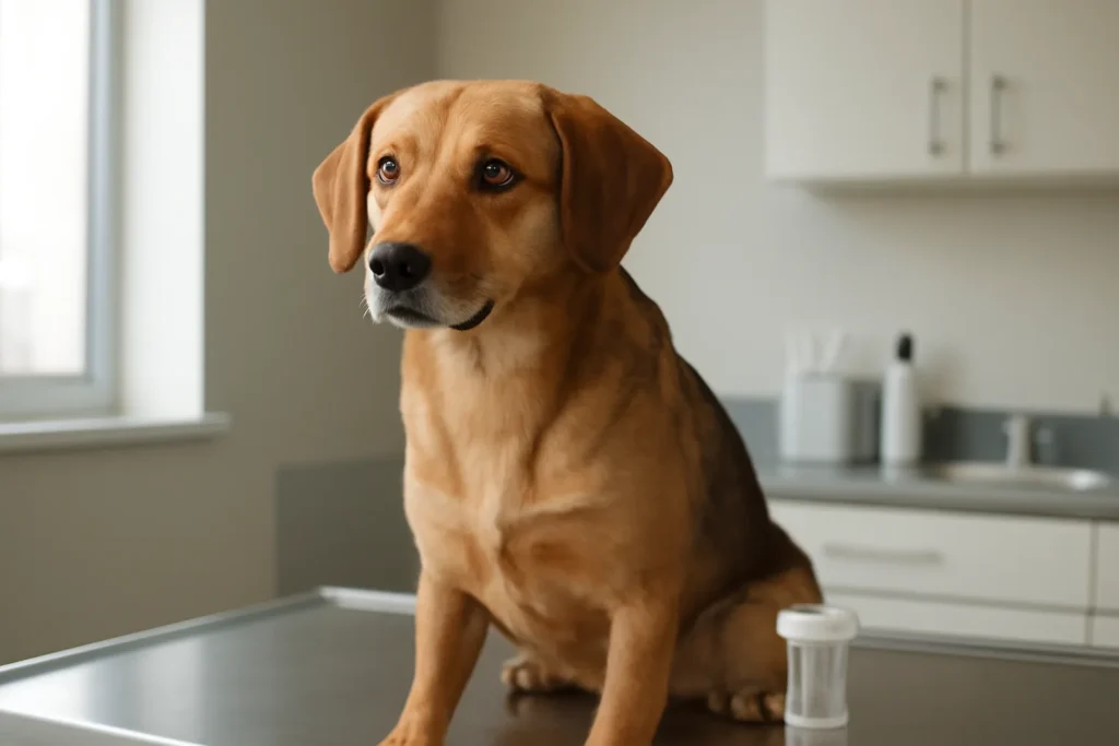 Prix d’un test de dépistage de la parvovirose chez le chien en 2026 — examen ou prélèvement destiné à une analyse vétérinaire