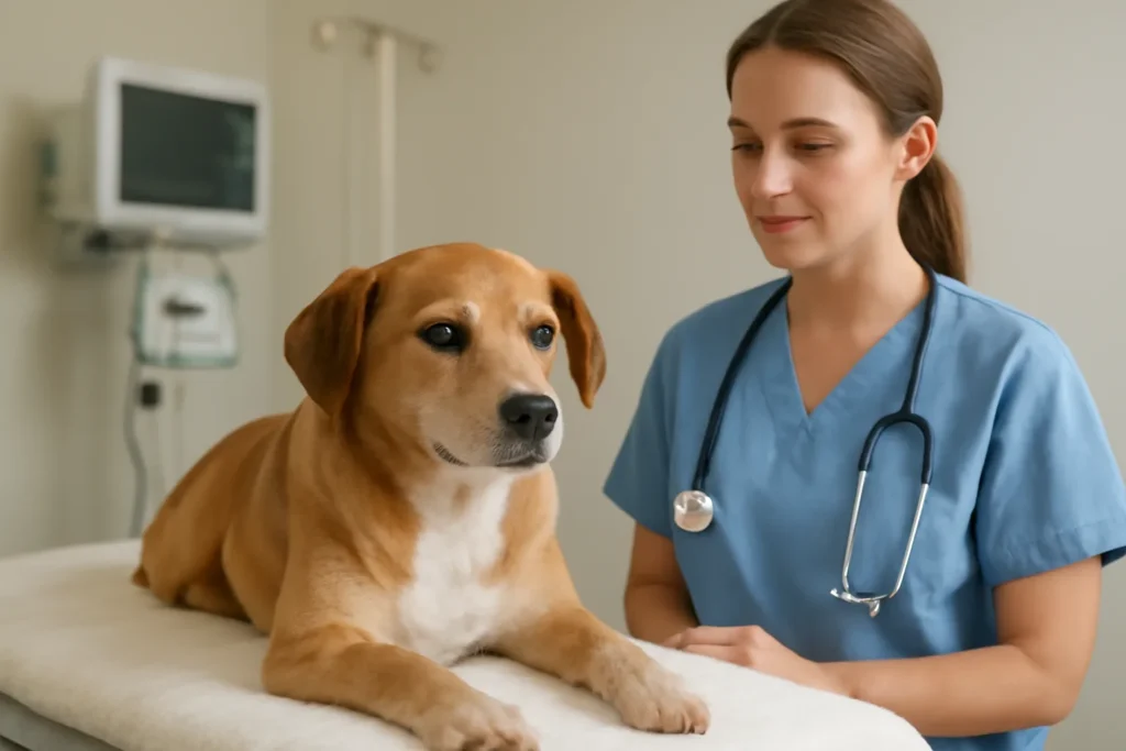 Soins intensifs pour chien — hospitalisation et surveillance vétérinaire