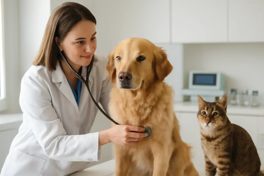 Examens vétérinaires pour chien et chat en clinique