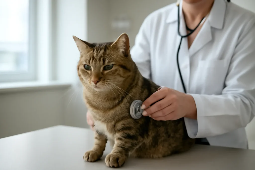 Prix d’un examen Doppler chez le chat en 2026 — examen cardiologique vétérinaire