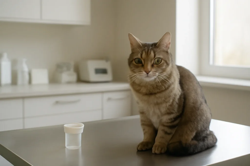 Prix d’une consultation de gastro-entérologie pour chat en 2026 — examen ou prélèvement destiné à une analyse vétérinaire
