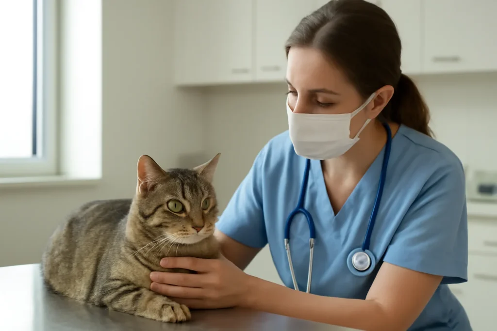 Prix du traitement d’une pancréatite chez le chat en 2026 — consultation vétérinaire